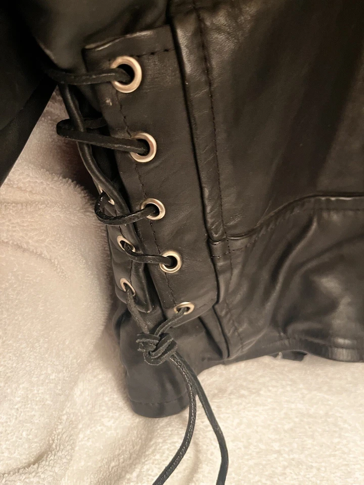 Sea Dream Vintage Womens Motocycle Jacket  - Image 3 of 4