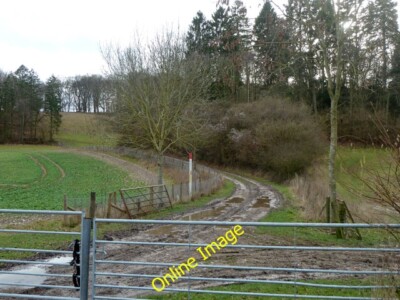 Photo 6x4 Muddy track, Bix Bottom Maidensgrove A private route to Wellgro c2014