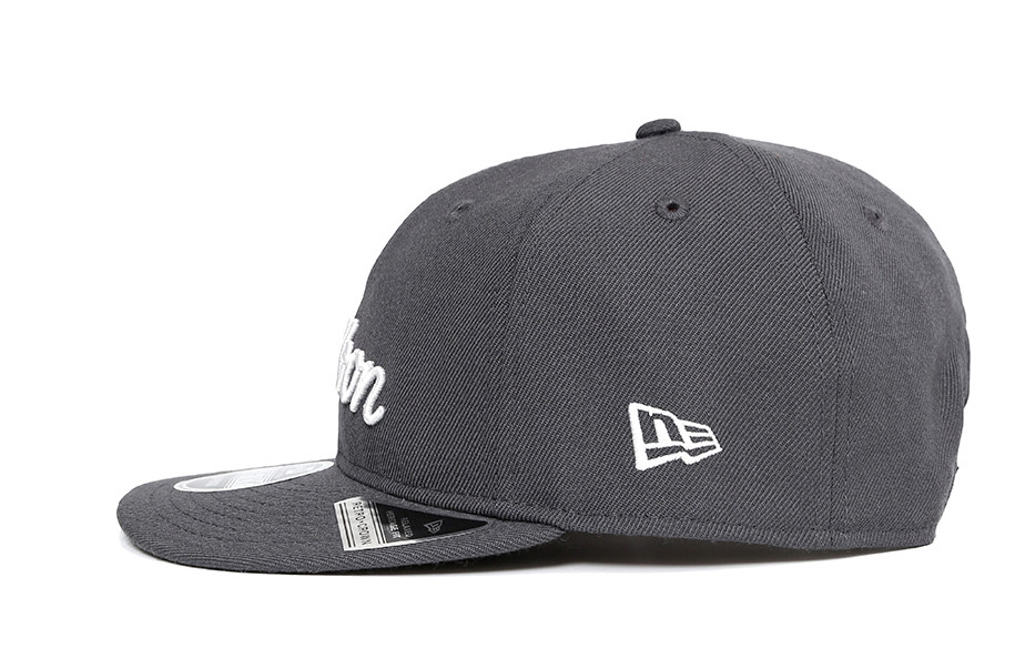 MALBON GOLF X New Era Semi Curve Cap CHARCOAL image 2