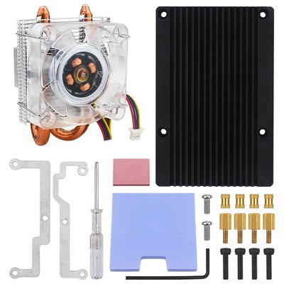 ICE Tower Fan V2 Thinner RGB Lüfter Low-Profile CPU Kühler U-Form Kupfer5274