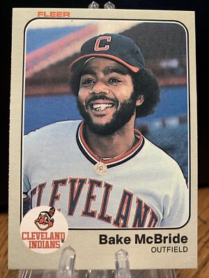 1983 Fleer #414 Bake McBride Cleveland Indians | eBay
