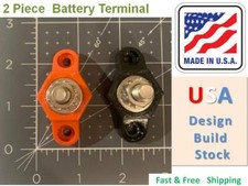 5/16" Firewall Powerwall Flush mount Connector Red+Black Made in USA Free Ship