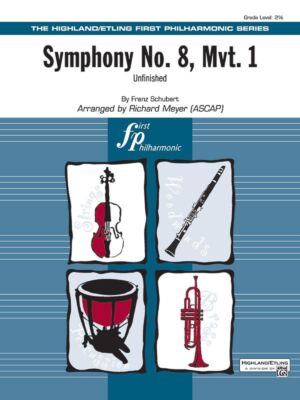 Symphony No. 8, Mvt. 1 Full Orchestra Conductor Score & Parts By Franz Schubert