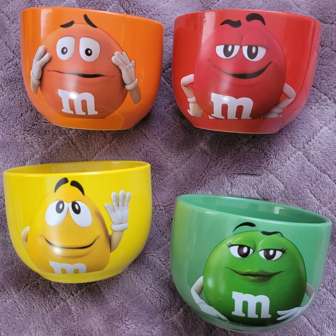 m&m's エムアンドエムズ キャンディボウル フィギュア 陶器 容器 m&m´s