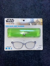 Star Wars The Mandalorian Kids Blue Light PROTECTION Glasses With Storage Case