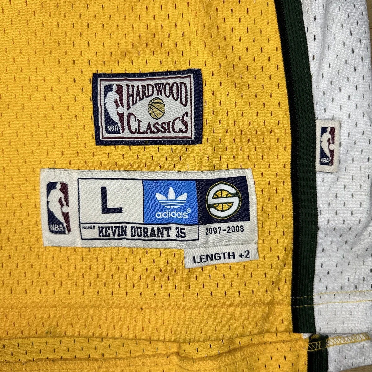 Kevin durant top yellow sonics jersey