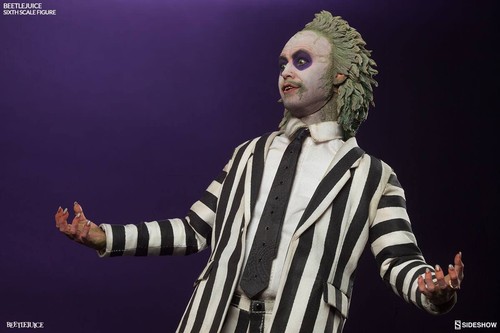 BEETLEJUICE (Michael Keaton) with TOMBSTONE 1/6 Action Figure 30 cm SIDESHOW - Imagen 12 de 13