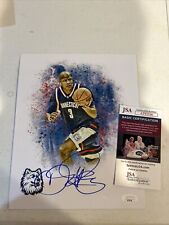 UCONN HUSKIES- CHARLIE VILLANUEVA SIGNED AUTOGRAPH 8x10 PHOTO PICTURE JSA COA UCONN HUSKIES- CHARLIE VILLANUEVA SIGNED AUTOGRAPH 8x10 PHOTO PICTURE JSA COA