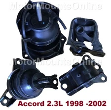 8R3519 4pc Motor Mounts fit AUTO 2.3L Honda Accord 1998 - 2002 Engine and Trans 