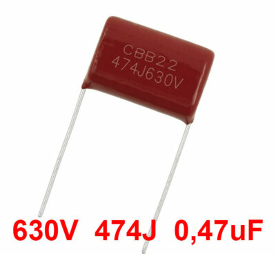 Конденсатор 630v 474j
