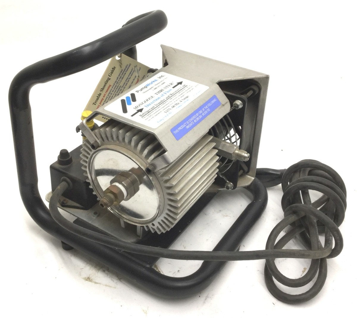 Pump Works PW2169MTF Mongoose Thruster Refrigerant Transfer and Recovery  Unit | eBay