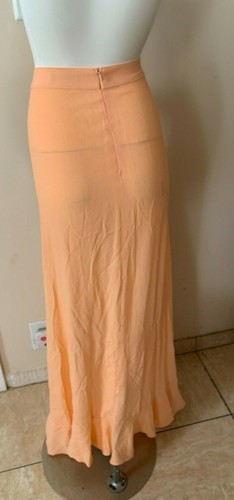 Flynn Skye Monica Peach Ruffle Maxi Skirt Women's Size S Casual - Picture 4 of 5