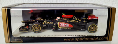 SPARK 1:43  R. GROSJEAN  LOTUS RENAULT E21   ROLEX AUSTRALIAN GP. 2013 '' TOTAL ''