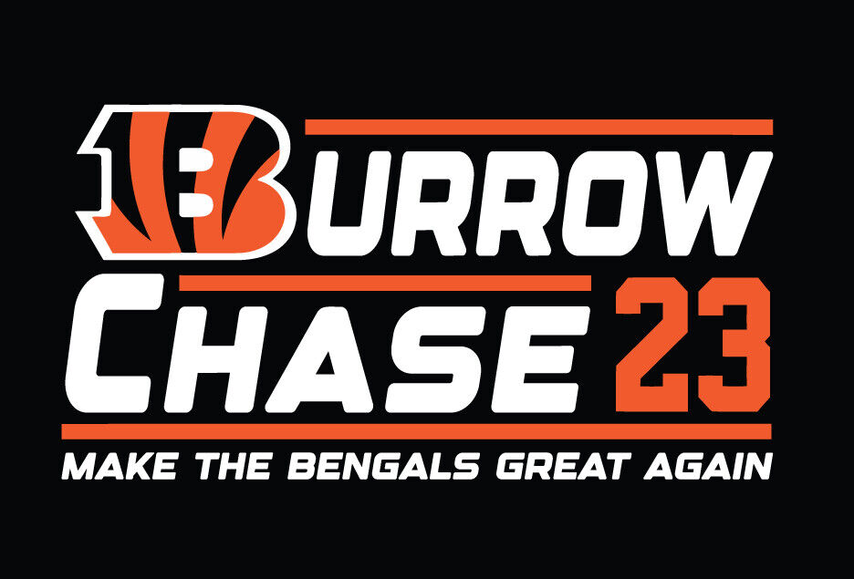 Joe Burrow Ja'Marr Chase 2023 campaign shirt Cincinnati