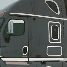 Freightliner Cascadia 5'' Chop Top Window Trim # 14707