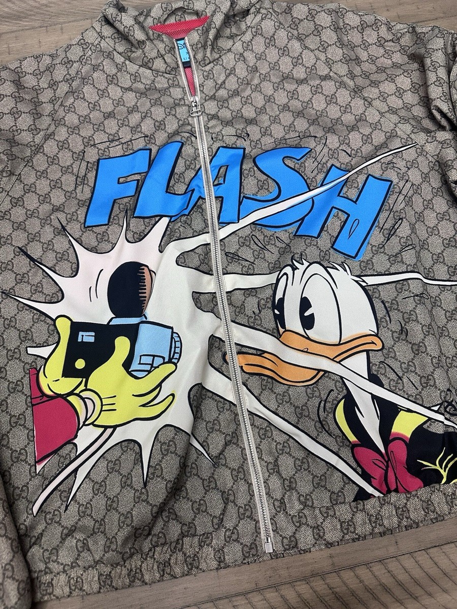 Gucci Disney Donald Duck Monogram G Print Jacket Size 52 | eBay