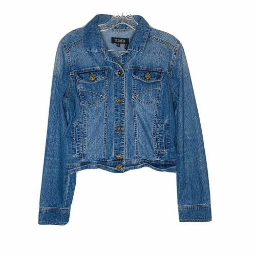 Toxik3 Denim Jean Jacket M | eBay