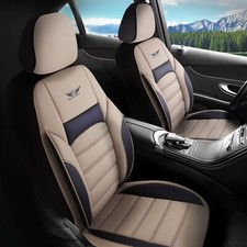 Auto Sitzbezüge passend für Subaru Justy in Beige Schwarz