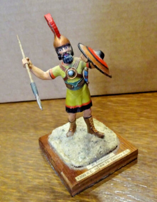 Ein Druckgussmodell eines anatolischen Kriegers (1300 v. Chr. - 7. Jahrhundert v. Chr.) - 90 mm