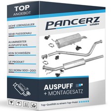 Auspuffanlage für Citroen C4 I 1.4 Schrägheck Coupe