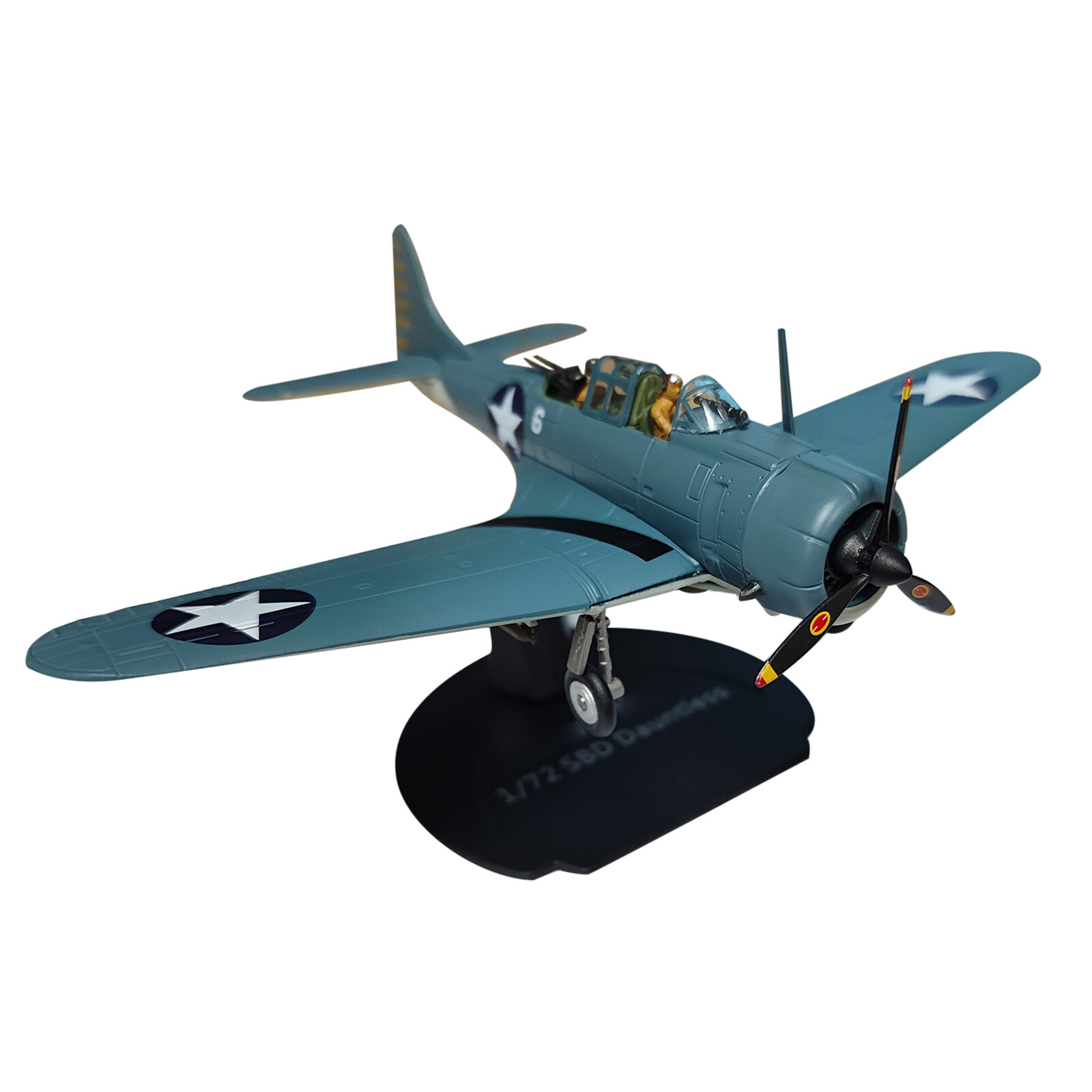 14cm WWII 1:72 SBD Dauntless Dive Bomber Model Alloy Aircraft Military Ornaments