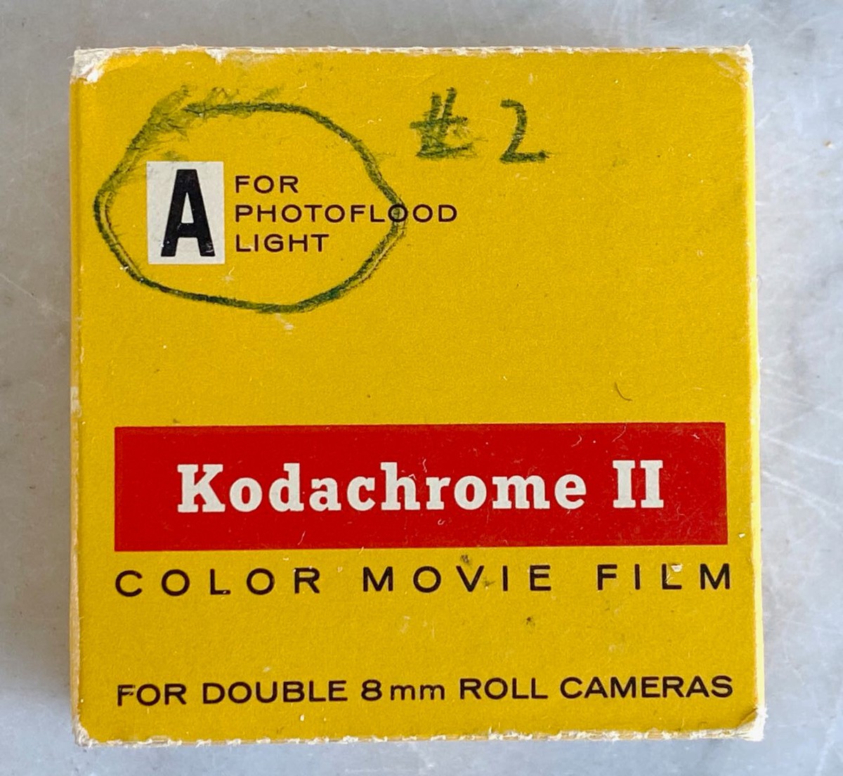 KODACHROME II Type A Movie Film Double 8mm 25ft Roll