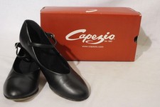CAPEZIO Tap Jr. Footlight Dance Shoes, Black, Womens Size 8.5M-B25