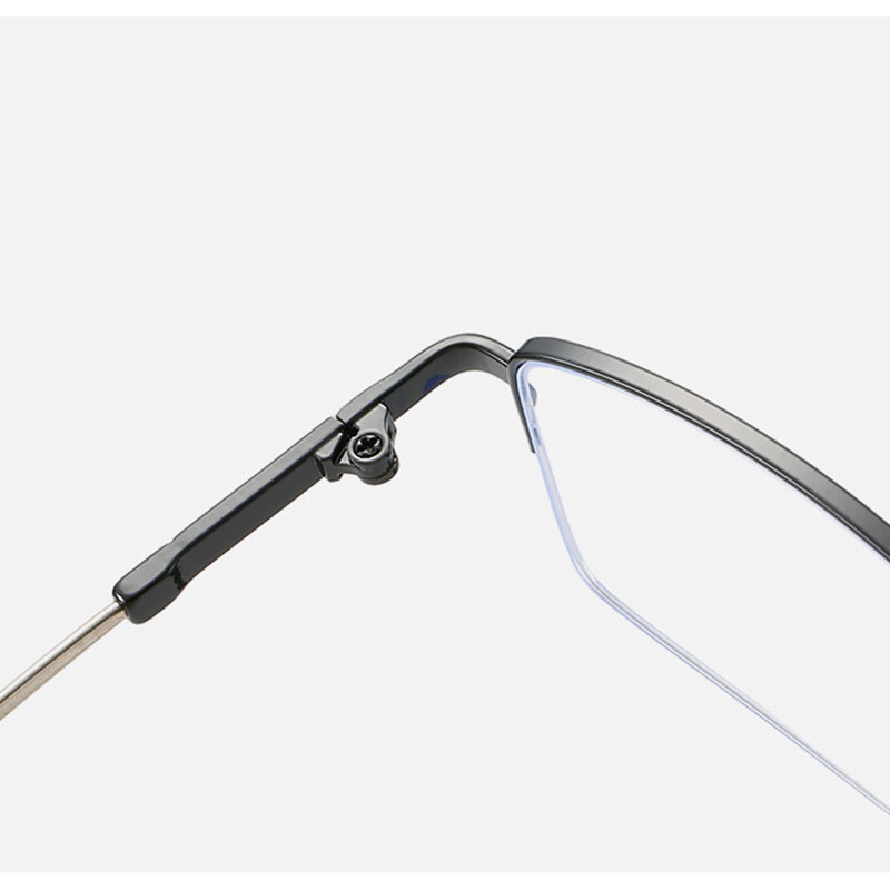 Metal Anti Blue Light Myopia Nearsighted Glasses For Men Half Frame Glasses New eBay
