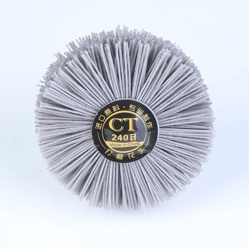 Nylon Rundbürste Für Tischfräse - Körnung 80-240, 120mm Durchmesser