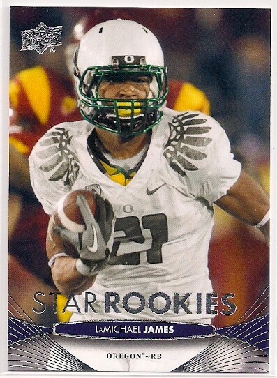 2012 LAMICHAEL JAMES UPPER DECK ROOKIE #107 OREGON DUCKS SAN FRANCISCO 49ERS