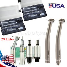 Dental Low Speed Handpiece / Fiber Optic E-generator LED 2/4H Air Turbine SDM