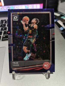 2020-21 Panini Donruss Optic FOTL Trae Young #2 Purple Stars 10/13!