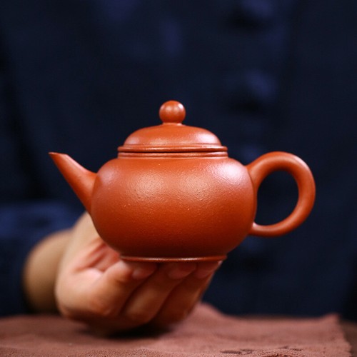 5 Unzen Versandtopf markiert traditionell ein Infuser Loch Yixing Zisha Zhu Tontopf - Bild 2 von 8