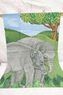 Toland Safari Smooches 28 x 40 Elephant Trunk Cuddle Kiss House Flag TF