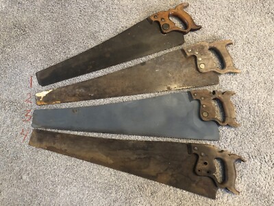 Vintage Hand Saws Lot Disston Warranted Superior Palmetto s Functional Clothing