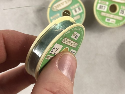 Líderes Orvis vintage con 19 carretes e instrucciones. - Imagen 11 de 24