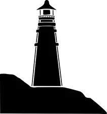 XXXL 60x60 cm car decal sticker lighthouse sticker