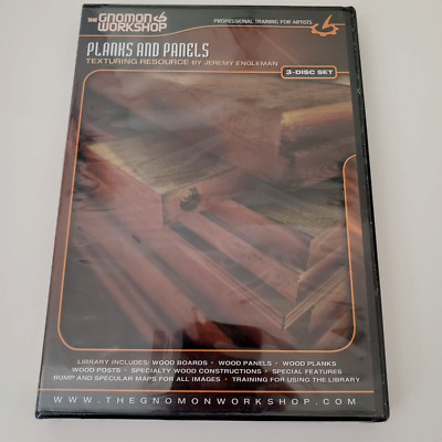 The Gnomon Workshop DVD-ROM 3 Disc Set Planks & Panels Jeremy Engleman New/Seal