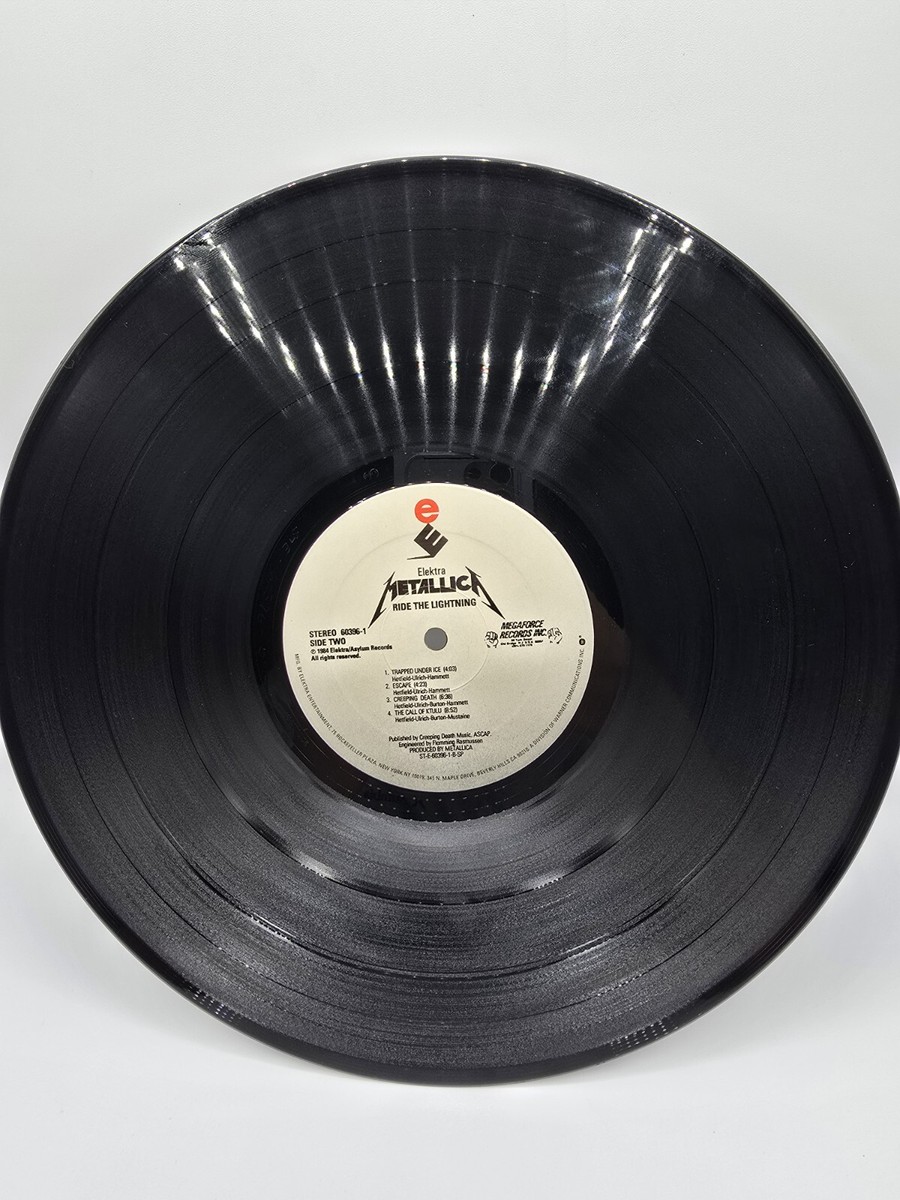 1984 METALLICA Album RIDE THE LIGHTNING Vinyl COMPLETE Lp 1ST