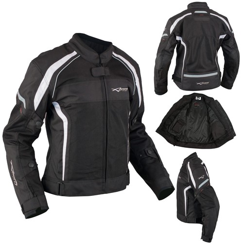 Women's Motorcycle Textile Jacket – CE Armor, Waterproof, Removable Thermal Liner For Touring & Riding - View #2