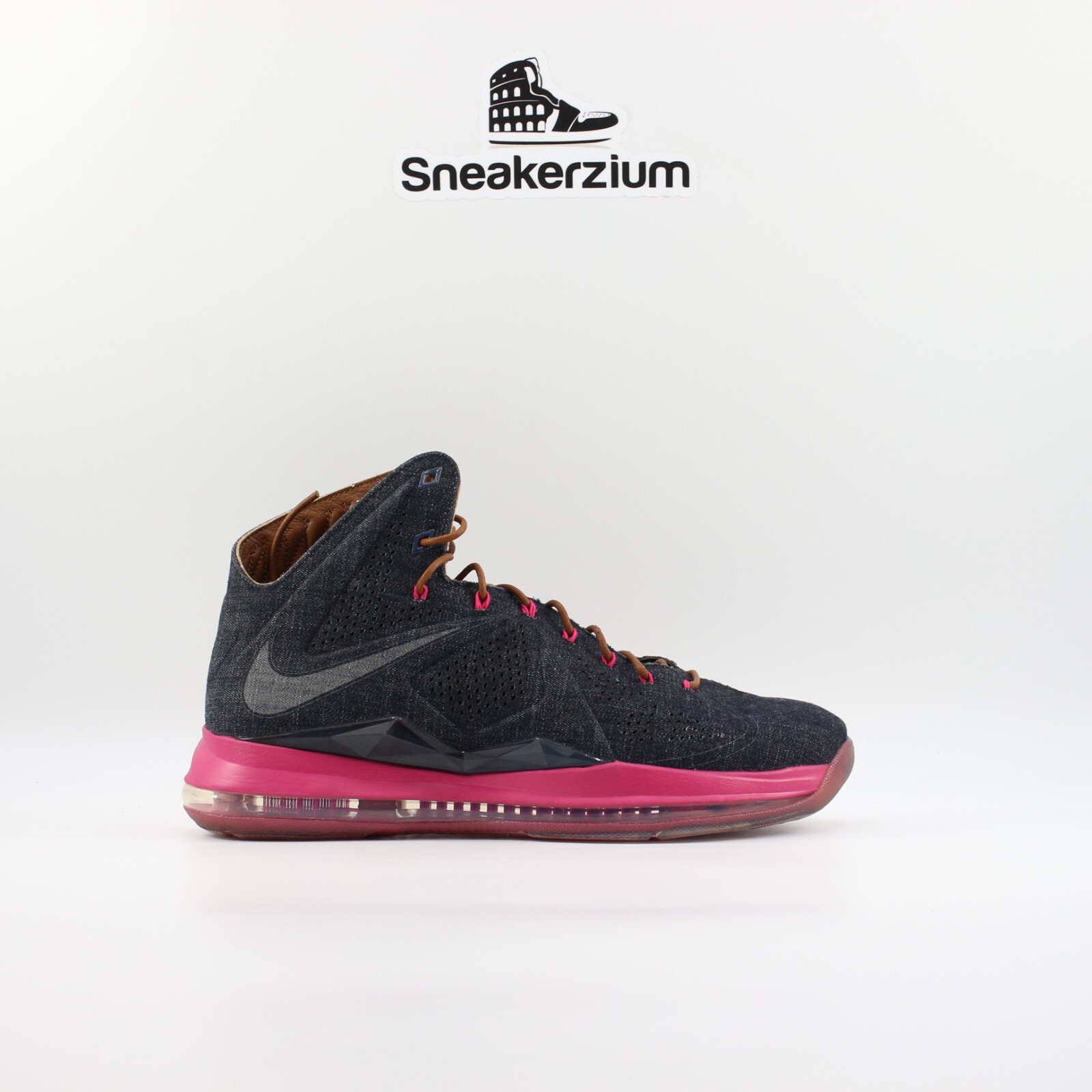 Nike Lebron 10 EXT QS Темно - синий, фундук, Огненно -ягодный , розовый 597806-400 , мужской , Размер 11 , Новинка