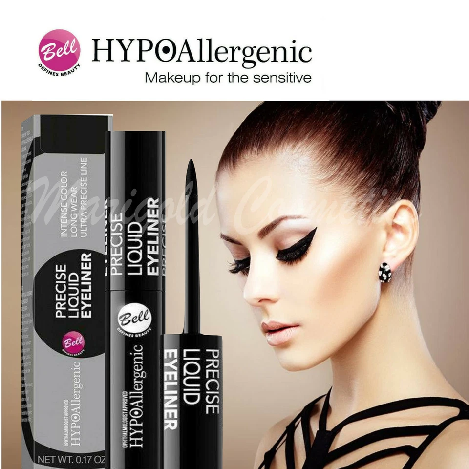 Bell HYPOAllergenic Precise Liquid Eyeliner Pen Definer Black Brown Sensive Eyes