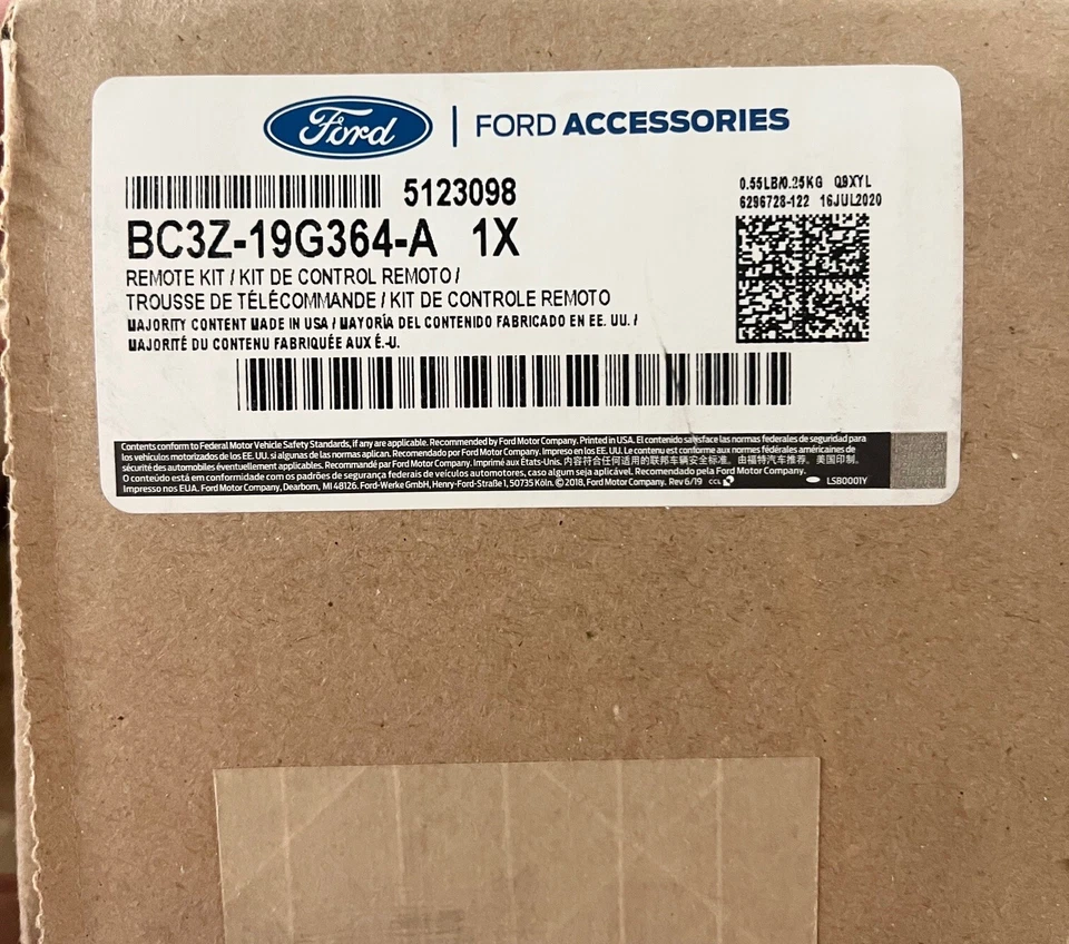 Kit de antena de arranque remoto Ford F250 F350 F450 EDGE FLEX SUPER DUTY OEM GENUINO Foto 2 de 4