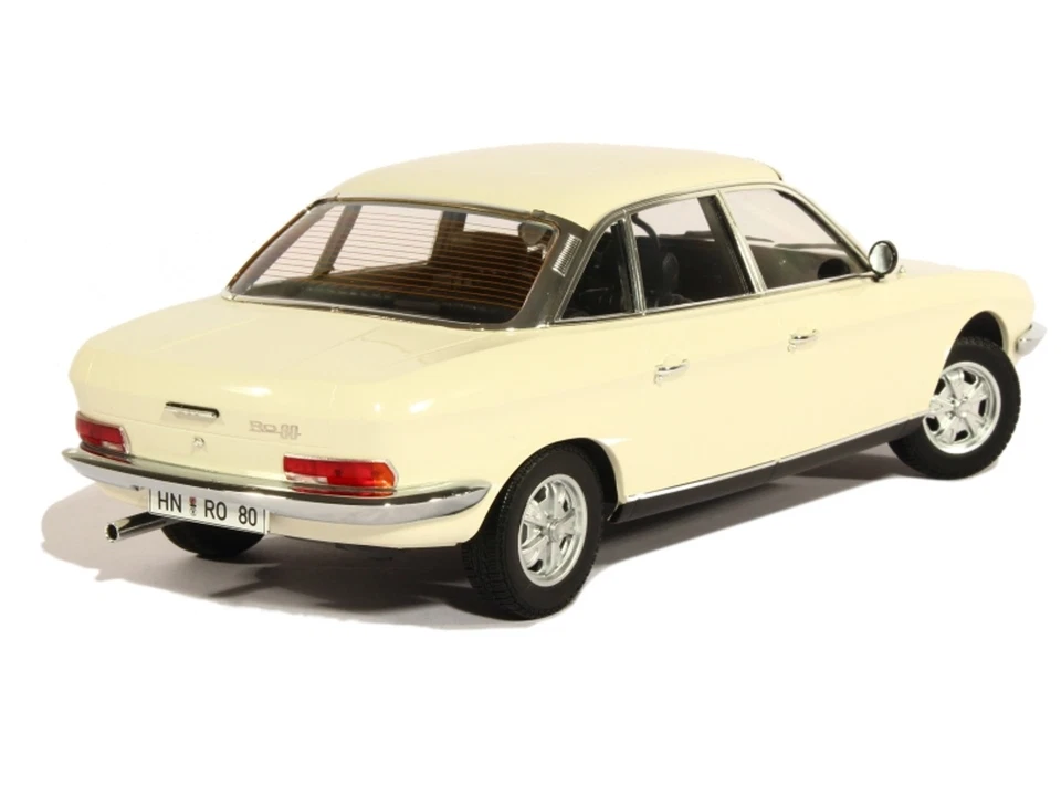 NSU RO 80 1972 Bianco Minichamps 151015406 1/18 LHD Die Cast - Immagine 2 di 3