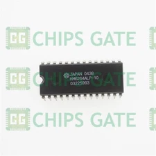 6PCS HM6264ALP-10 Encapsulation:DIP28,8192-word x 8-bit High Speed CMOS