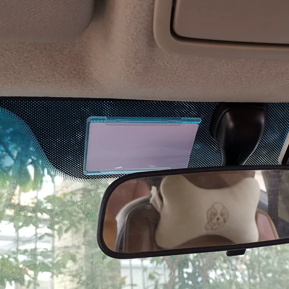 Compact Car Card Holder with Parking Ticket Clip and Auto Fastener Organizer-image