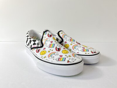 Vans x Flour Shop Classic Slip-On Icons Checkerboard Shoes VN0A4U382NI NWB  Men's | eBay