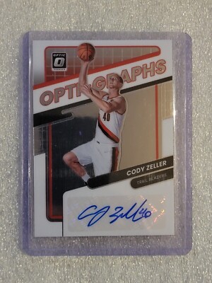 2022 NBA Panini Optic Portland Trail Blazers #40 Cody Zeller Opti-graphs /99 NM