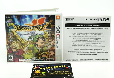 3DSドラゴンクエスト7,11 未開封 Dragon Quest VII 7 Case Only NO GAME Nintendo 3DS Fragments