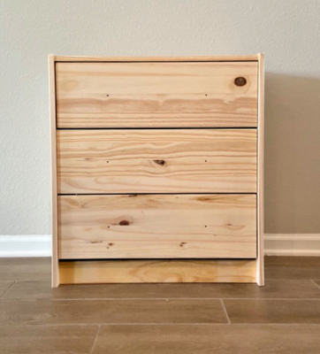 IKEA チェスト　RAST IKEA RAST 3-Drawer Chest Solid Pine Wood Storage Dresser